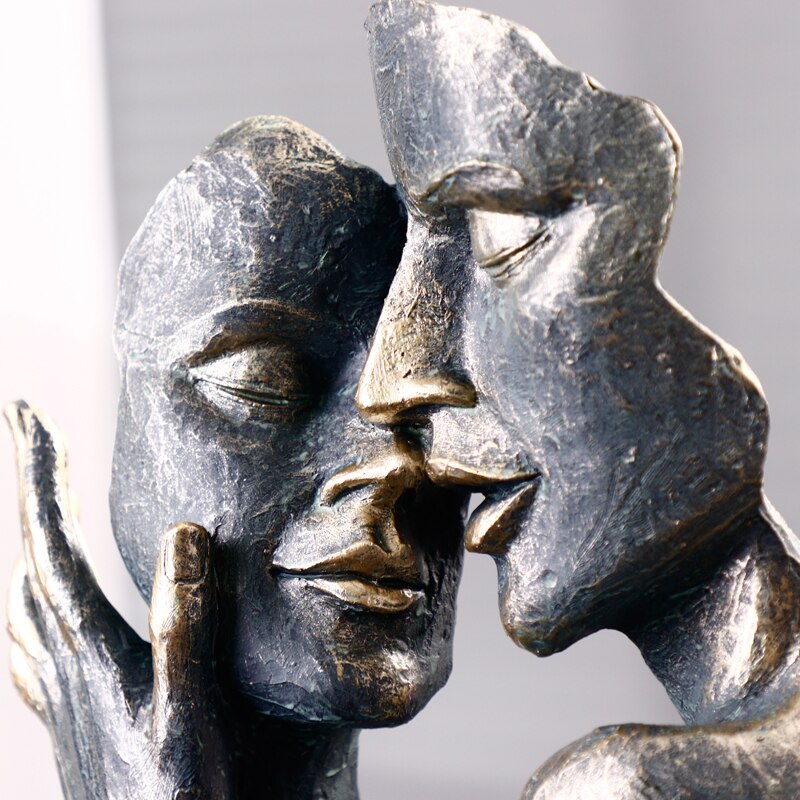 Statue 50cm artisanale d'un Couple Amoureux en forme d'Infini Statue 50cm artisanale d'un Couple Amoureux en forme d'Infini